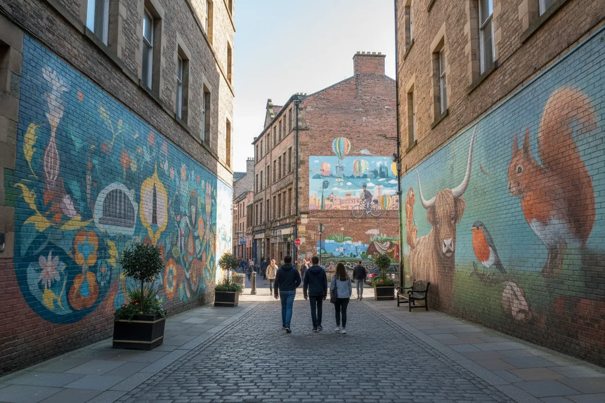 Walking the Glasgow Mural Trail